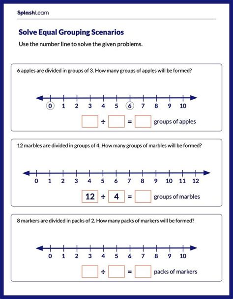 Division Worksheets for 3rd Graders Online - SplashLearn