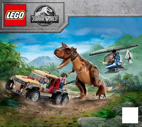 Manual De Uso Lego Set Jurassic World Persecuci N Del Dinosaurio