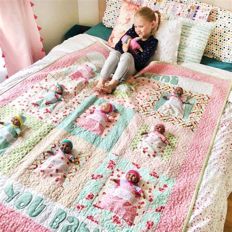 baby dolls kids quilt pattern good night baby baby dolls quilt