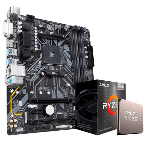 Kit Processador Amd Ryzen G Ghz Ghz Max Turbo Am