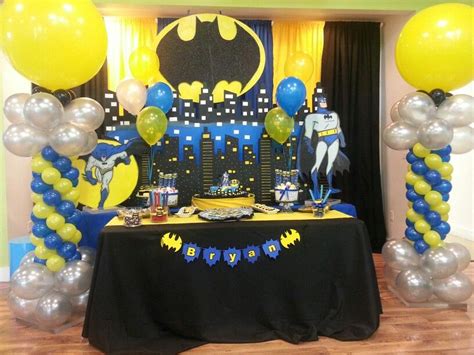 Batman Birthday Party Decorations Ideas ~ Image Inspiration of Cake and ...