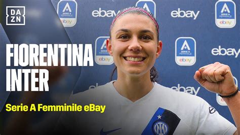 Tris Nerazzurro Fiorentina Inter Women Serie A Femminile Ebay