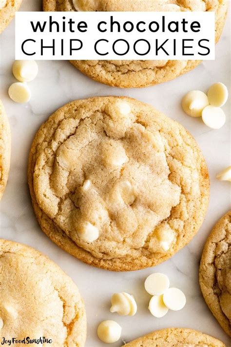 White Chocolate Chip Cookies Recipe