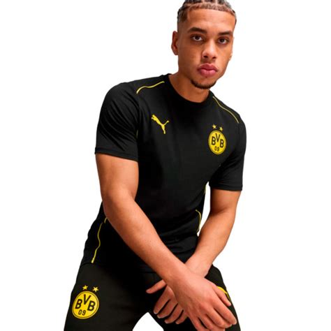 Jersey Puma Borussia Dortmund Fanswear 2024 2025 Zwart Sneller Geel