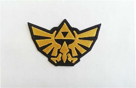 Legend Of Zelda Hyrule Crest Legend Of Zelda Etsy Embroidery Patches