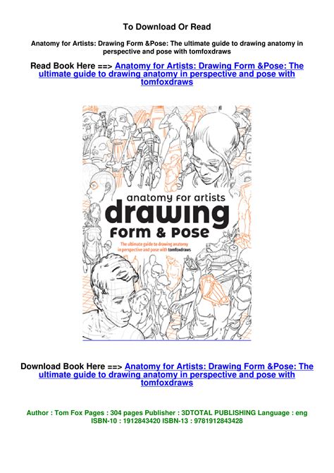 Epub Download Anatomy For Artists Drawing Form Pose The Ultimate Guide