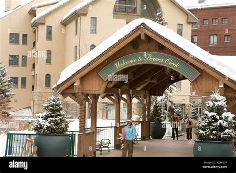 Beaver Creek village in Colorado Stock Photo - Alamy