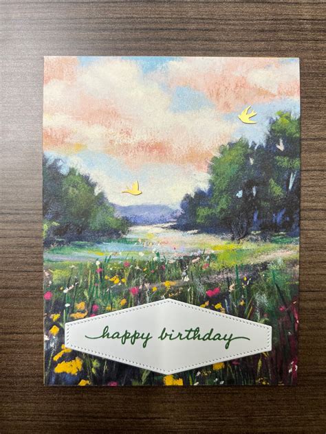 Handmade Birthday Card Happy Birthday Card Cards For Her Stampin Up