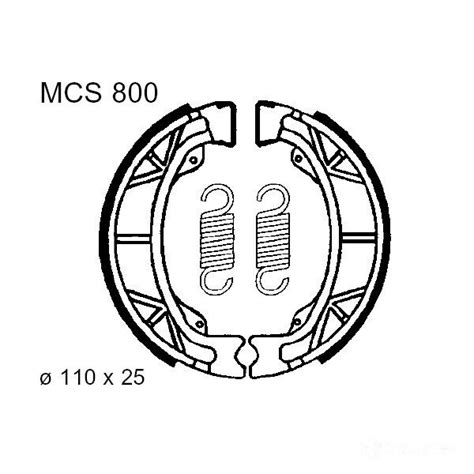 Bremsbacken hinten TRW MCS800 für Peugeot Ludix 50 Snake 2004 07 eBay