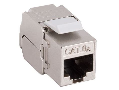 Cat A G Shielded Snap In Inline Coupler Keystone Jack Inline Coupler