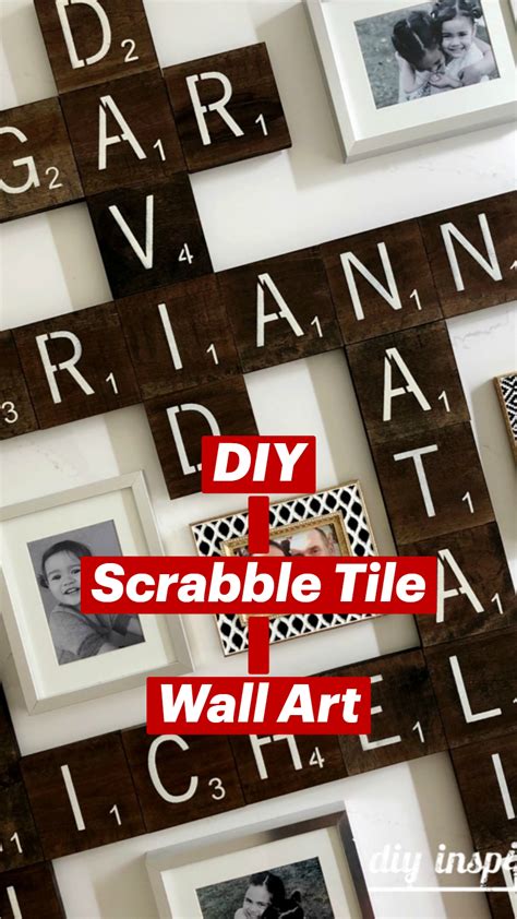 Diy Scrabble Tile Wall Art Artofit