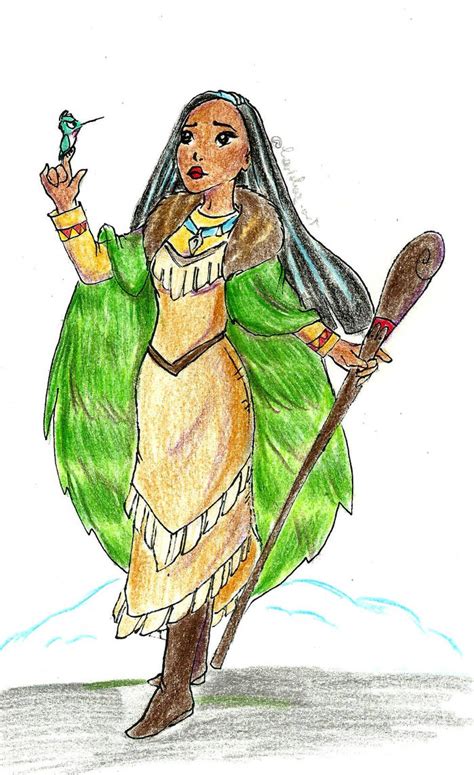 Winter Pocahontas By Harishasart On Deviantart