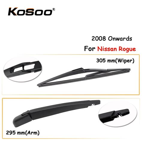 Kosoo Auto Trasero Del Coche Limpiaparabrisas Para Nissan Rogue 305mm A