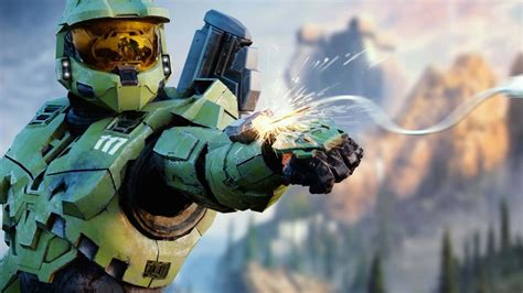 Download Master Chief On A Breathtaking Adventure In Halo Infinite