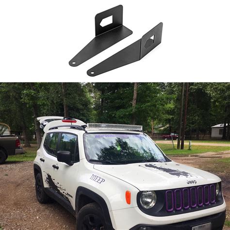 Weisen Curved Straight Led Light Bar Front Windshield Mount