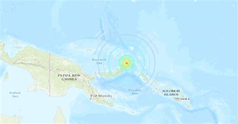 Updated Magnitude 7 5 Quake Hits Off Papua New Guinea Tsunami Warning Lifted New Straits Times