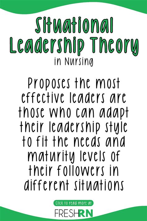 leadership theories  nursing freshrn