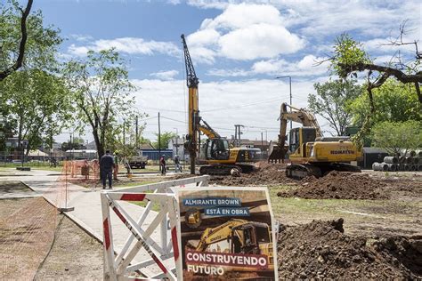 Almirante Brown Avanzan Las Obras Del Paso Bajo Nivel De Calzada