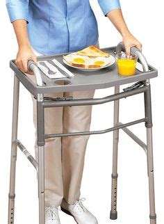 Fold Down Walker Tray for Conventional Walkers | Walker tray, Elderly ...