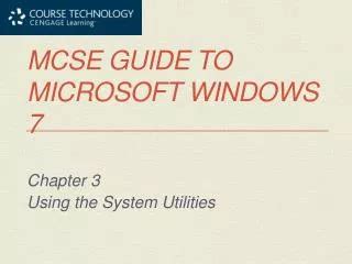 Ppt Mcse Guide To Microsoft Windows Xp Professional