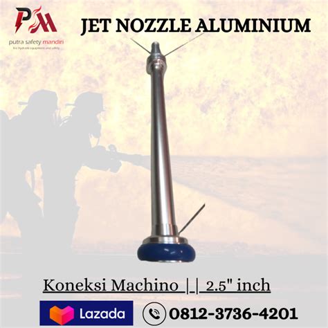 Fire Jet Nozzle Hydrant Inch Alat Ujung Semprot Air Pemadam