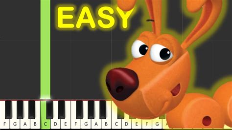 Word World End Credits Theme Song Easy Piano Tutorial Youtube