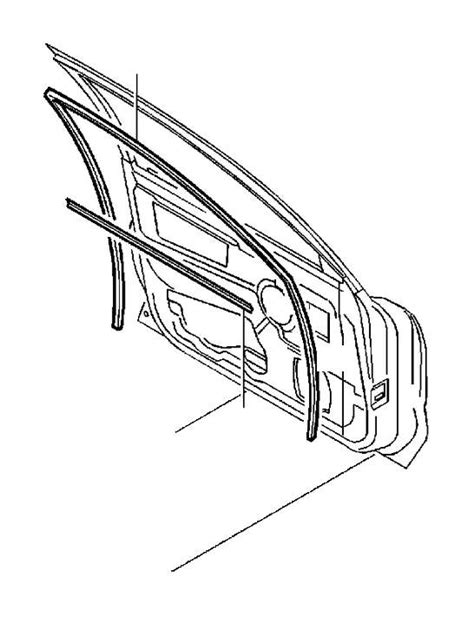 Volvo V40 Door Window Belt Weatherstrip Left 30801212 Boston