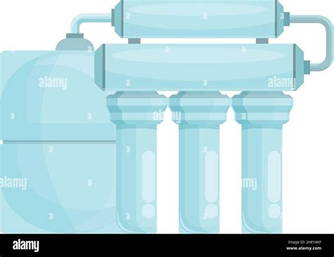 Osmosis Membrane System Icon Cartoon Vector Water Filter Tank Home