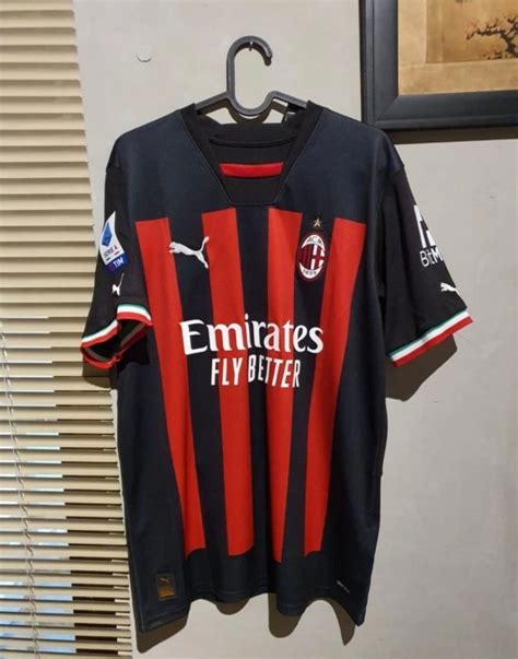 Jersey Ac Milan Home Original Puma Football Shirts Kit Bnwt