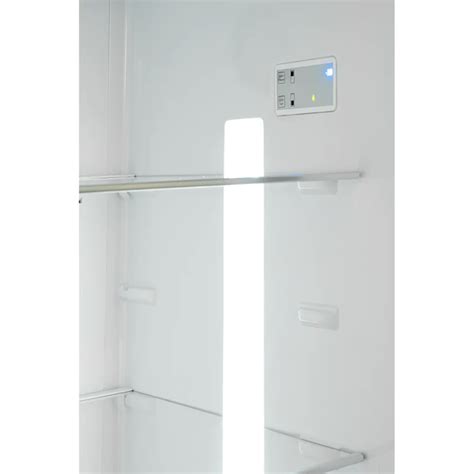 Defy Dff L Side By Side Naturelight Fridge Metallic Friedman