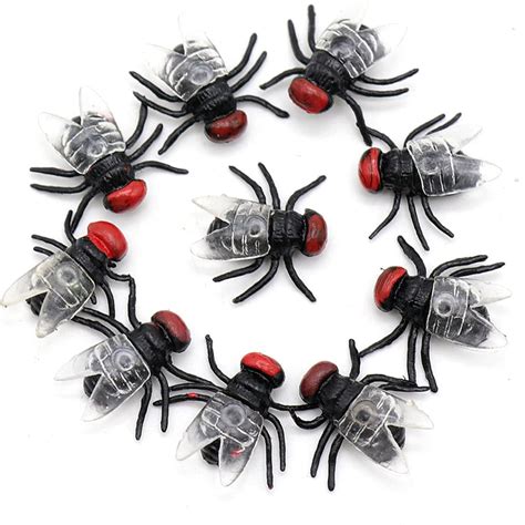 Buy areclern 20 PCS Small Fake Flies Toys, Plastic Fake Toy Lifelike