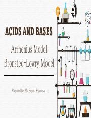 Understanding Acids And Bases Arrhenius Vs Bronsted Lowry Course Hero