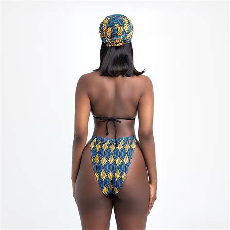 African Print Bikini BlkDigi