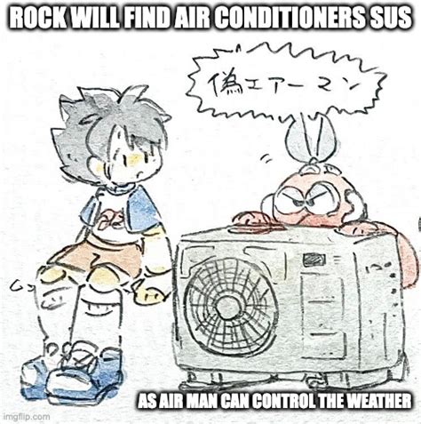 Cut Man With Air Conditioner Imgflip