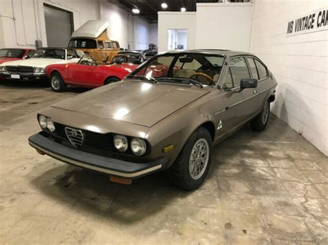 1979 Alfa Romeo Alfetta 2 0 GT Sunroof Coupe NO RESERVE Classic Alfa