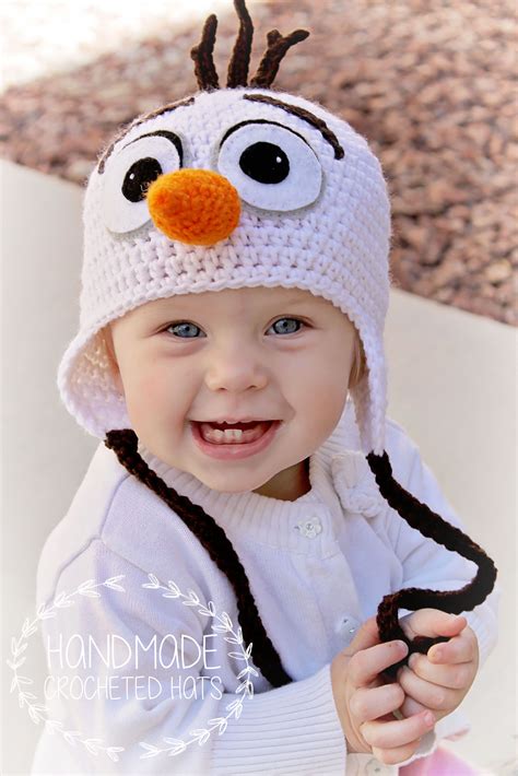 Olaf Crocheted With Love By Handmade Crocheted Hats