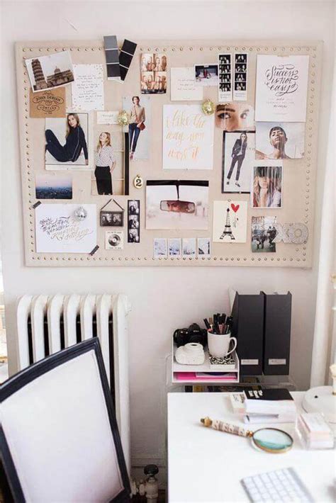 20+ Aesthetic Cork Board Ideas for Walls in Office or Bedroom, So Cute!