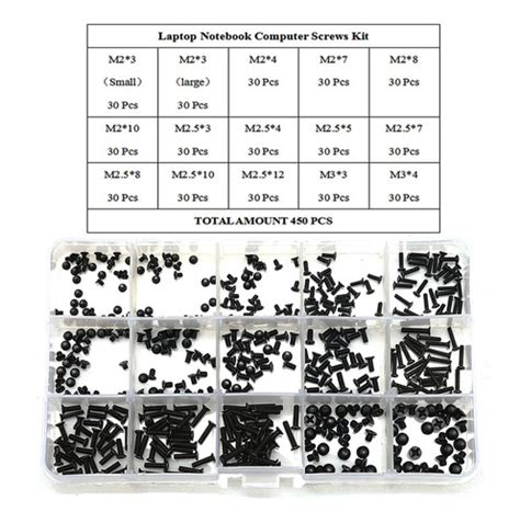 caliente Kit De Tornillos Para Computadora Portátil 450 Pi Cuotas