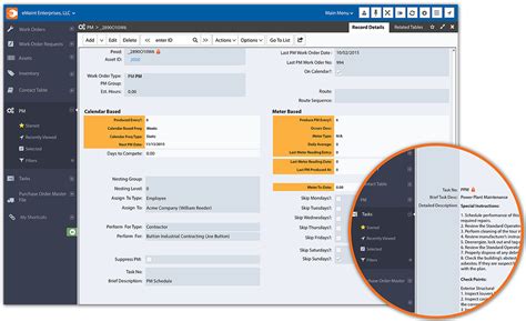 Preventive Maintenance Management Software Emaint Cmms