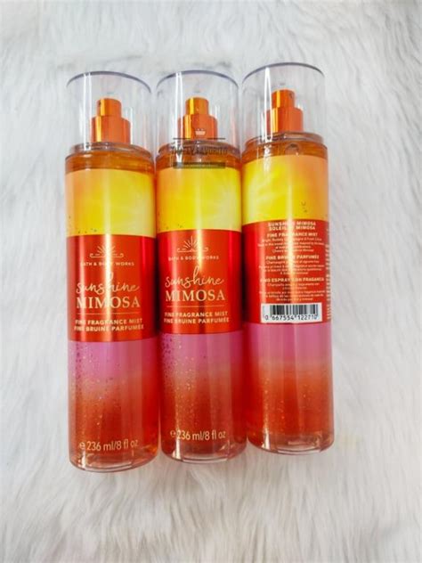 BBW Sunshine Mimosa Fine Fragrance Mist 236ml Beauty Personal Care