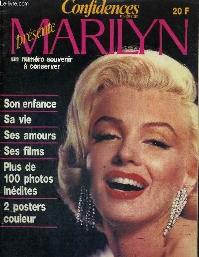 Confidences Magazine Presente Marilyn Un Numero Souvenir Son