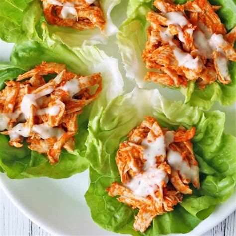 Buffalo Chicken Lettuce Wraps Healthy Recipes Blog