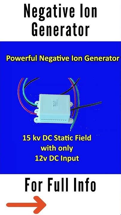 Negative Ion Generator For Diy Static Grass Applicator Flock Box Anion Generator Powerful