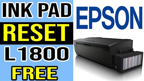 How To Reset Ink Pad On Epson L1800 Printer Step By Step Guide YouTube