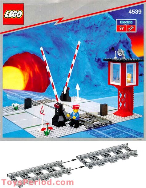 LEGO 4539 Manual Level Crossing Instructions and Parts List