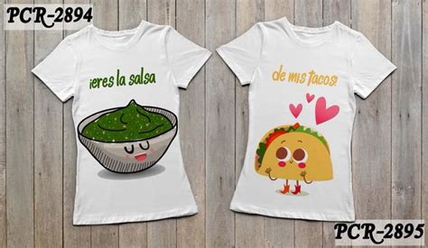 Playera Para Parejas Tacos Playeras Para Parejas Camisetas