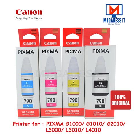 Canon Gi C Gi M Gi Y Gi Pgbk Ink Bottle For Pixma G