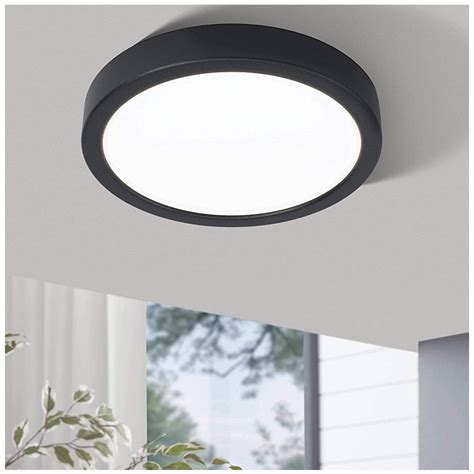 Ripley Panel Redondo Led Hb Importaciones Sobrepuesto Negro W Neutro