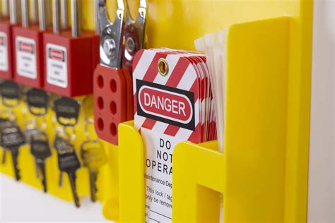 Tradesafe L Lockout Tagout Station With Loto Devices Lock Out Tag Out