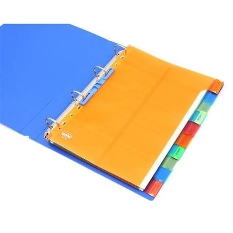 Blue Color Plastic Plain Office File Folder For Office Use With